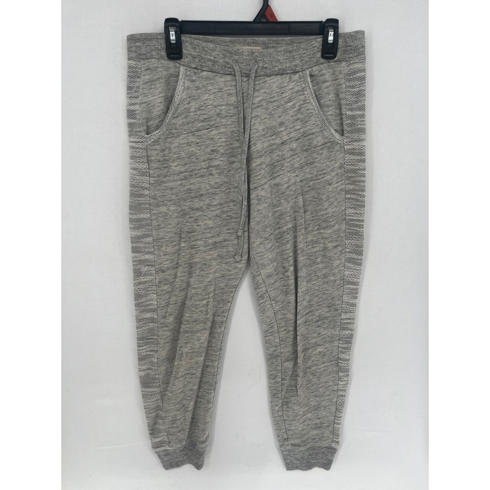 Hollister California Mens Grey Marl Jogger Sweatpants Side Stripe Size M